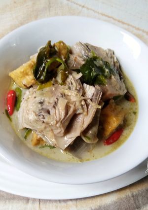 Foto resep 80. Lodeh Jantung Ikan Asap