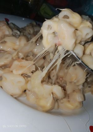 صورة لوصفة معكرونه بالجبن 🧀🧀