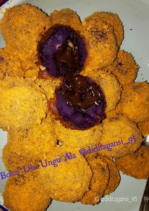 Foto resep Bolco (Bola-bola cokelat ubi ungu)