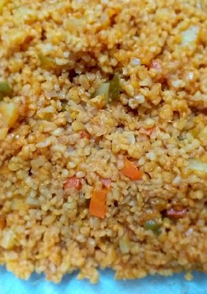 صورة لوصفة برغل ببندورة 🍛🍅🌶