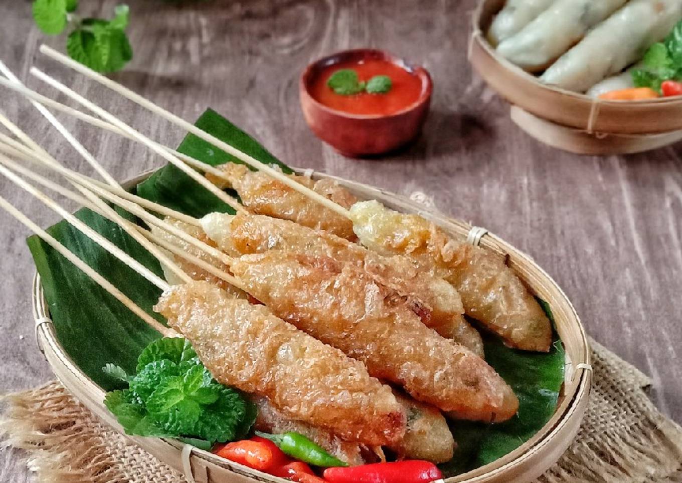Sempol ayam ekonomis ala abang jualan