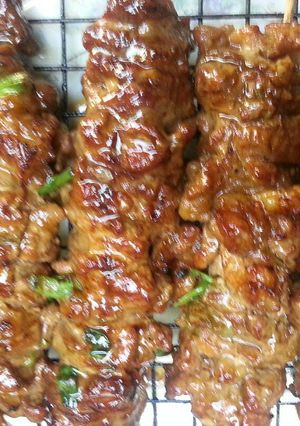 Hình của món Thịt xiên nướng.