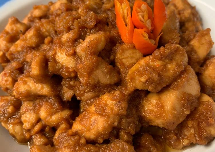 Langkah Mudah untuk Menyiapkan Sate Ayam Goreng Bumbu Kacang, Lezat