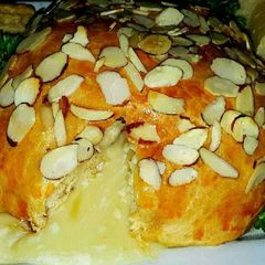 A picture of Mike's Cresent Wrapped Apple Baked Brie.