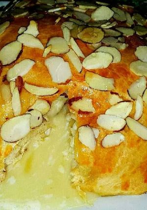 A picture of Mike's Cresent Wrapped Apple Baked Brie.