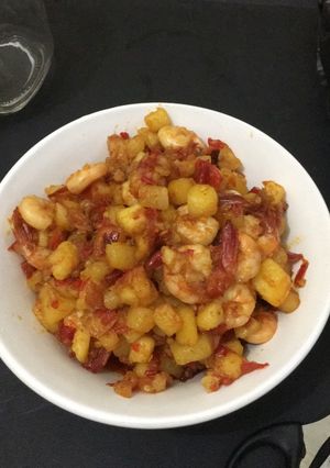Foto resep Kentang udang balado