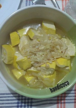 Foto resep Sayur tahu jamur enoki