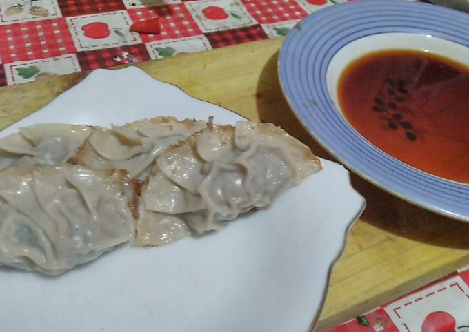 Resep Gyoza sapi (dumpling)