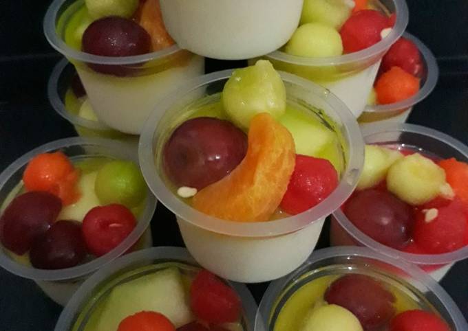 Resep Puding Milky Sliky Buah Dapur Lariza Oleh Marlina Lina Cookpad