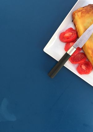 Une photo de Cake chèvre courgette