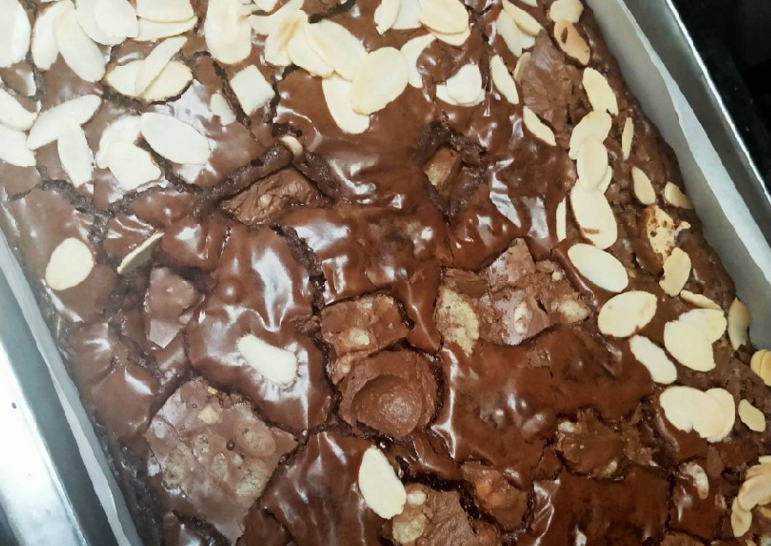 Resep Brownies  Panggang Almond  Silverqueen oleh dapoEr 