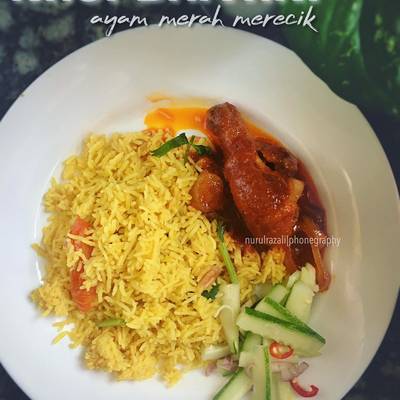 Resipi Nasi Briyani Ayam Merah Oleh Nurul Razali Cookpad