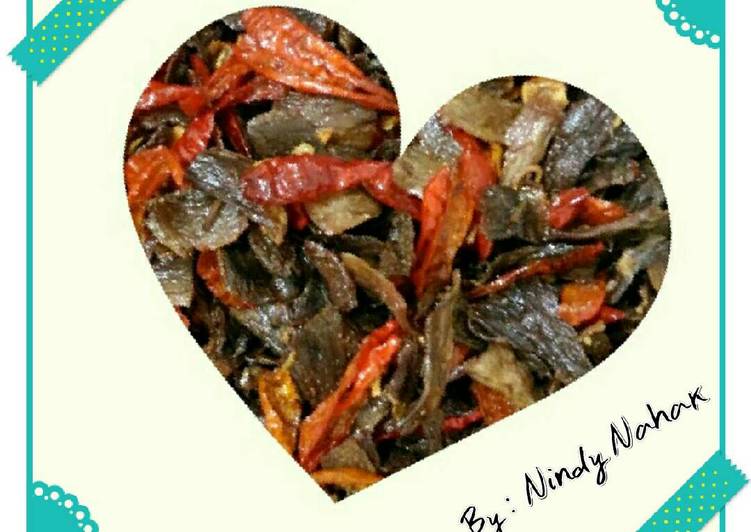 Dendeng Kering Pedas Gurih