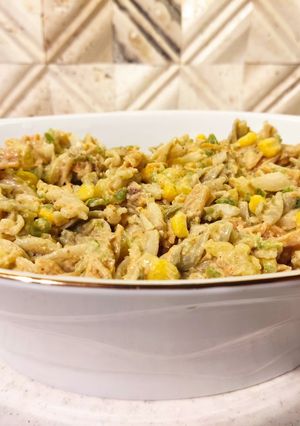 عکسی از دستور سالاد ماکارونی