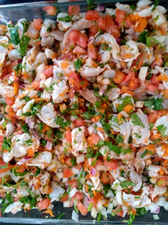 Una foto de Ceviche de camarón