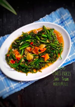 Foto resep Tumis Pakis Saos Tiram