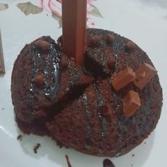 A picture of Walnut brownie pie.