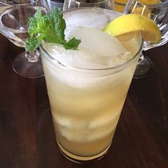 A picture of California Farm Apple Cider Margarita.