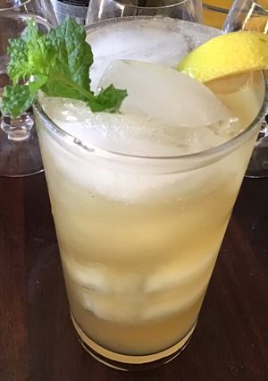 A picture of California Farm Apple Cider Margarita.