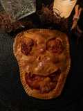 Monstruo relleno de queso y jamón - (Empanada de jamón y queso en Airfryer) Adviento Halloween