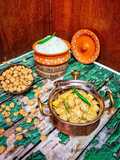 Soya chunks Aloo Posto