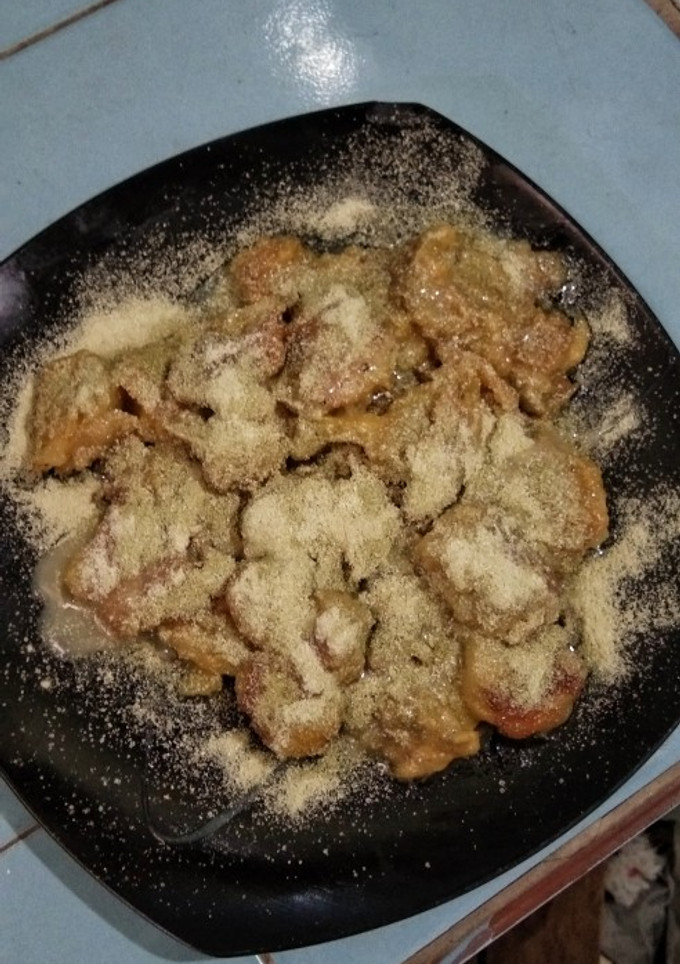 Foto resep Pisang Goreng Chocolatos Matcha