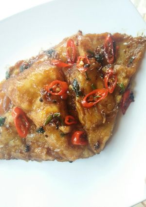 Foto resep Telur crispy saos lada hitam
