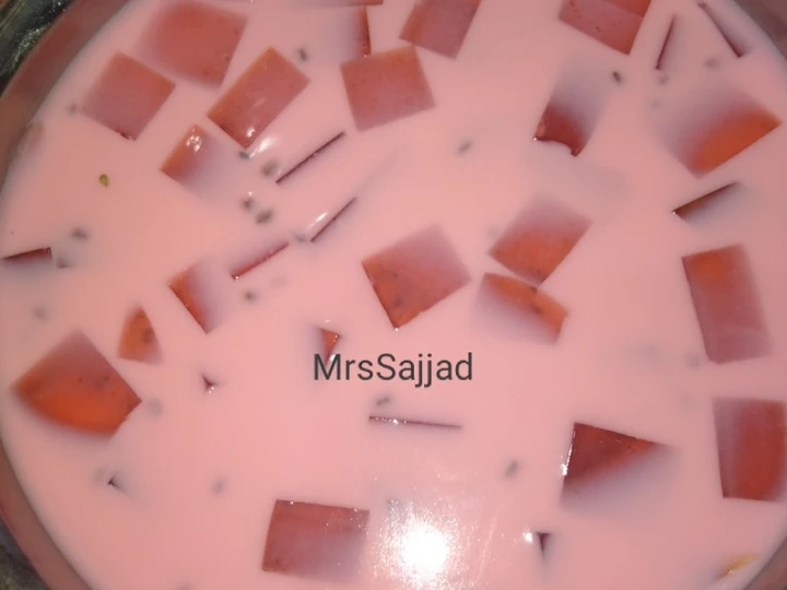 Easy Steps to Prepare Recipe Jello drink that is  Makes Drooling, So Delicious}