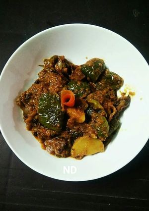 शिमला मिर्च मसाला (Shimla mirch masala recipe in Hindi) रेसिपी मुख्य फोटो
