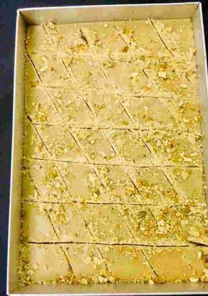 A picture of Foxtail Millet Burfi.