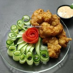 A picture of Fried prawns.