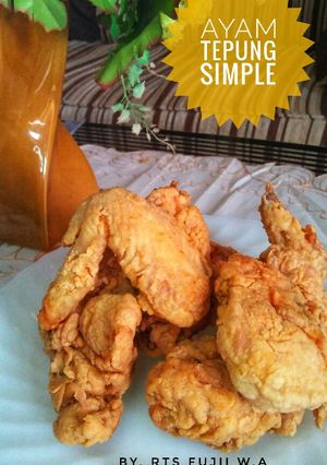 Foto resep Ayam Tepung Simple