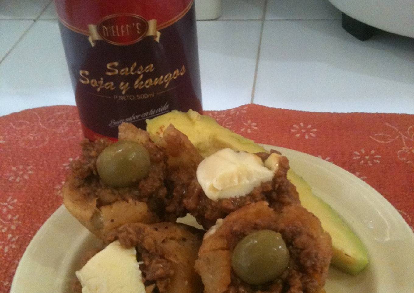 Tostones rellenos