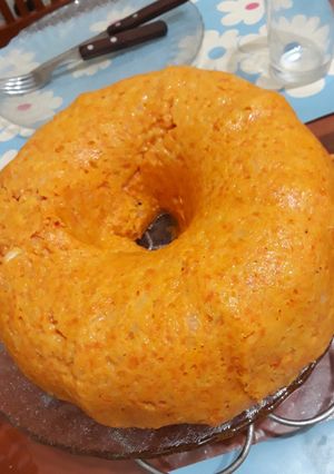 Una foto de Flan de zanahoria salado