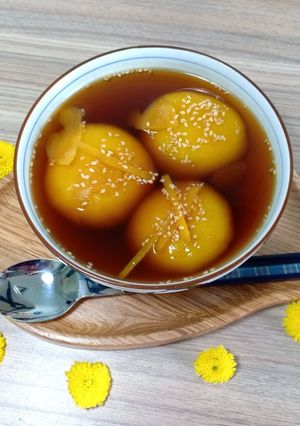 Hình của món Bánh trôi vị xoài nhân Chocolate.