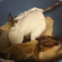 A picture of Instant pot pierogies.