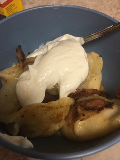 A picture of Instant pot pierogies.