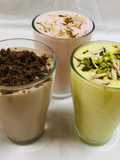 Rose Lassi Kesar Pistachio Lassi Chocolate Lassi