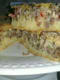 Pastel de carne con masa de maizena apto para celíacos