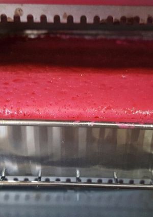 Una foto de Bizcocho de Terciopelo Rosa