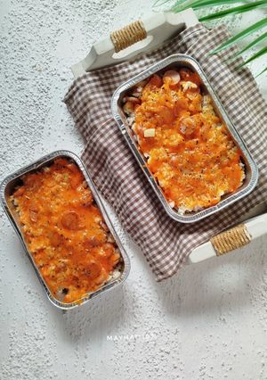 Foto resep Nasi Sosis Panggang Mentai