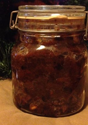 A picture of Christmas Mincemeat.
