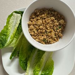 A picture of PF Chang's Inspired Chicken Lettuce Wraps.