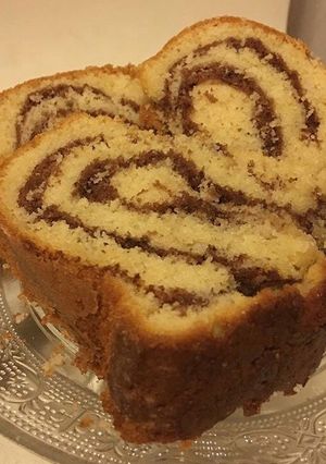 A picture of Moist Marble Bundt Cake.