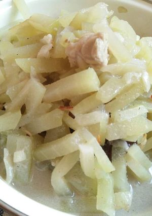 Foto resep Lodeh labu siam bumbu iris