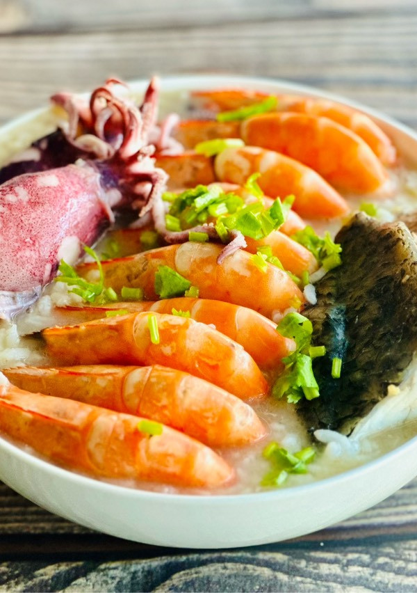 浮誇海鮮粥 的食譜成品照片