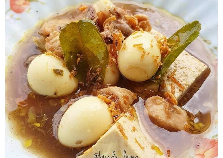 Resep Rawon Ayam Telur Puyuh yang Enak