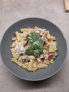 Foto resep Pasta with mushroom sauce