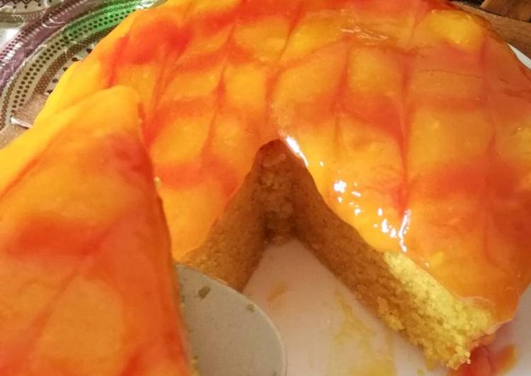 Semolina mango cake