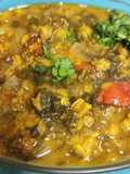Moong Dal With Spinach Stew --- A Low Cal, Iron-Rich Comfort Curry On Cold Winter Nights
